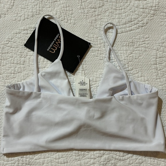 Naked Wardrobe Knotted Bikini top. NWT. Small - Picture 7 of 8
